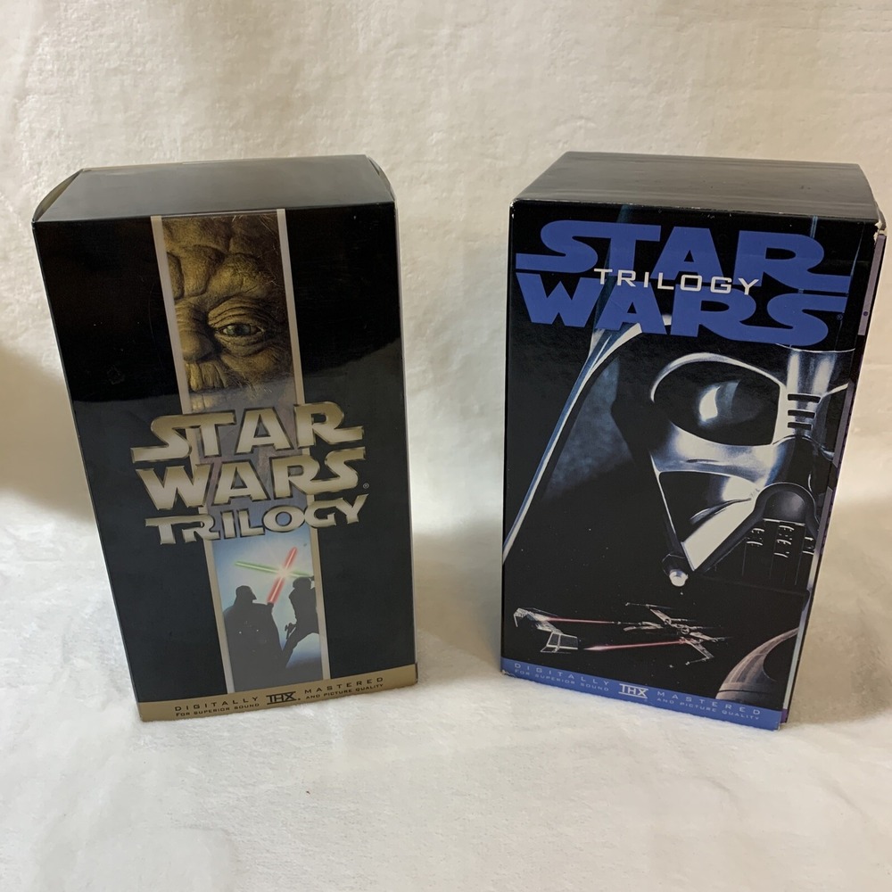 Star Wars Trilogy VHS 2000 New Hope The Empire Strikes Back Return Of Jedi 1995